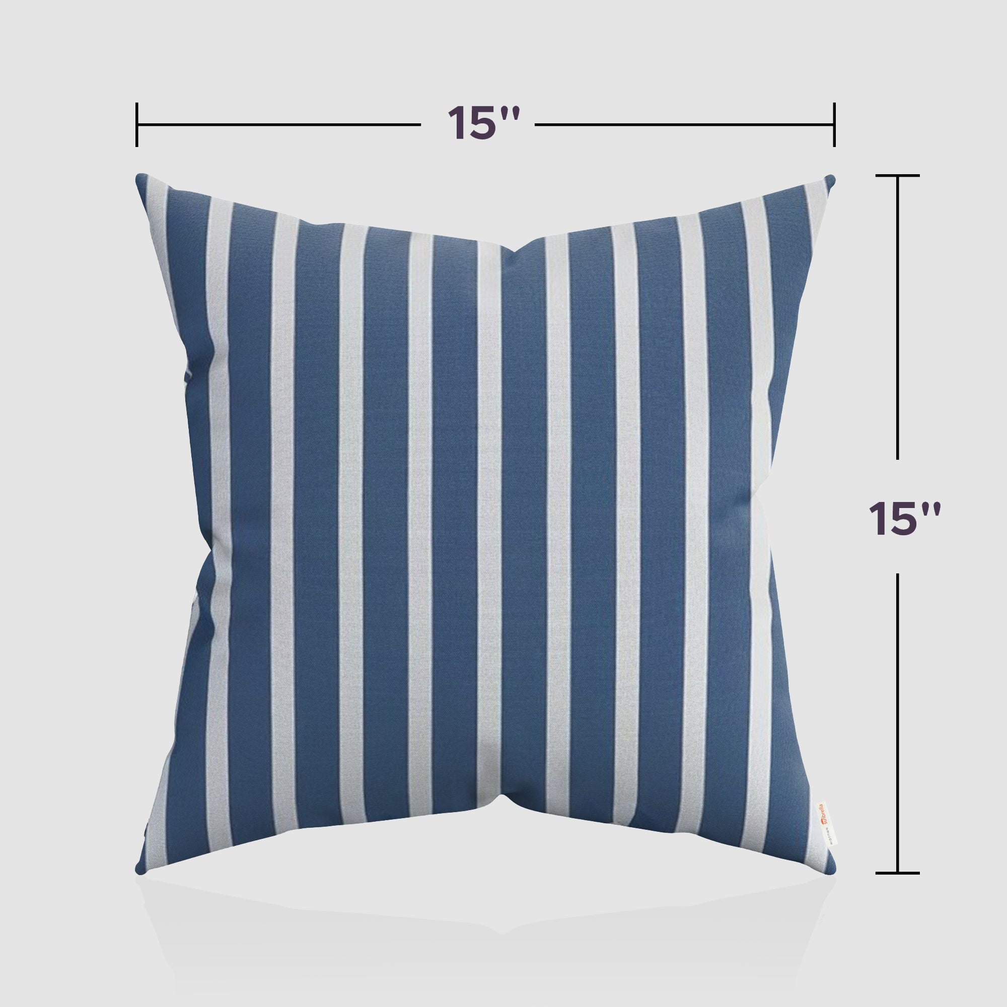 Blue and grey outdoor pillows best sale